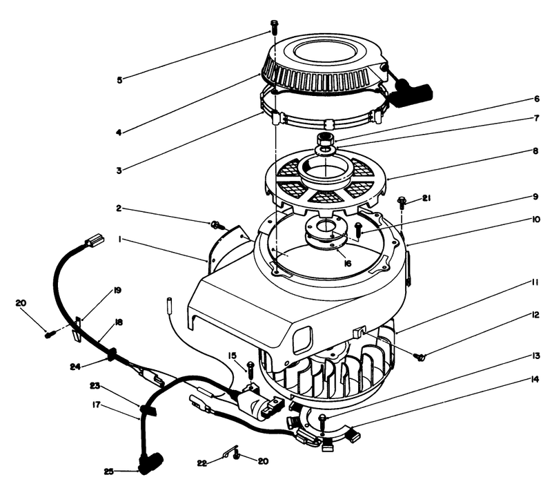 Recoil and Flywheel Assembly