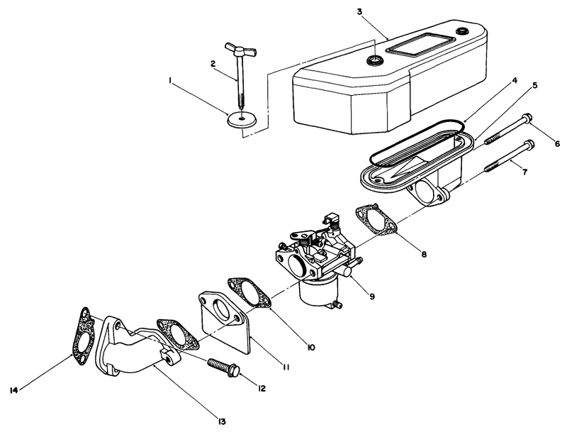 Air Cleaner and Carburetor Assembly
