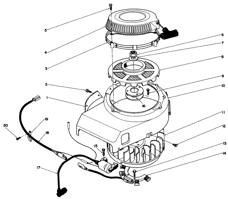 Recoil and Flywheel Assembly