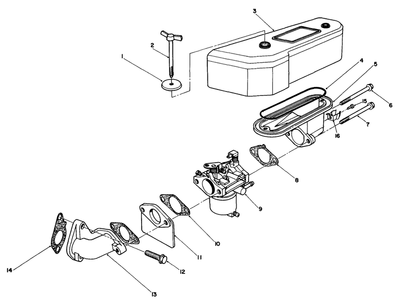 Air Cleaner and Carburetor Assembly