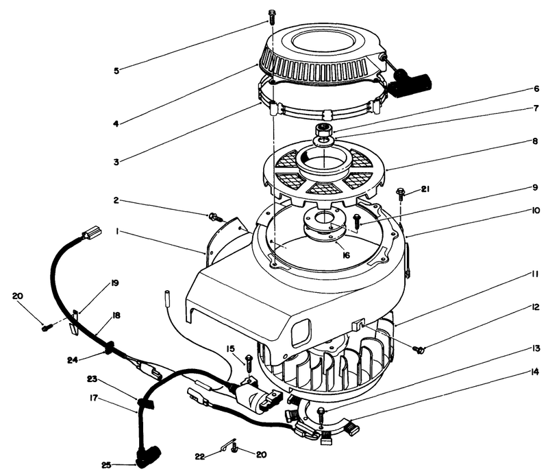 Recoil and Flywheel Assembly