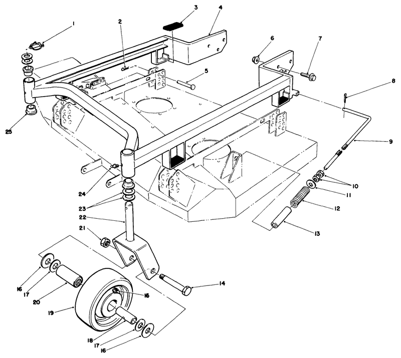 36in Carrier Frame Model No 30136