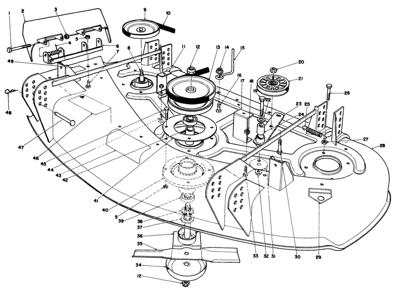 44in Cutting Deck Model No 30144