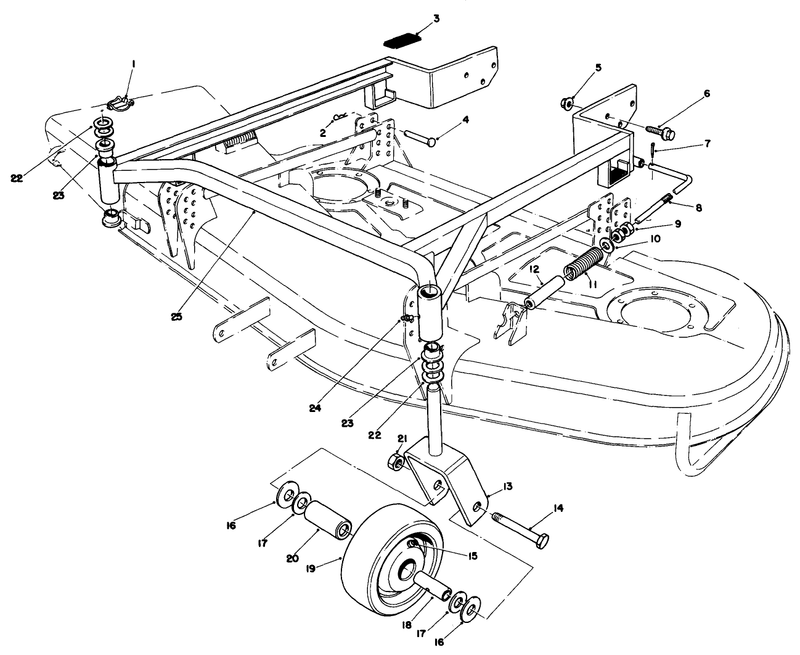 52in Carrier Frame Model No 30152