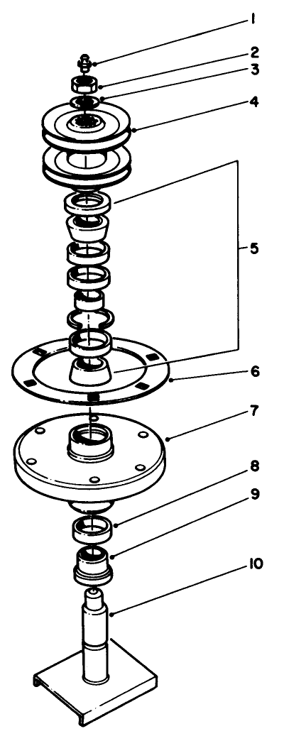 Drive Spindle No 54 7780 cutting Units Model No 30136 and 30152
