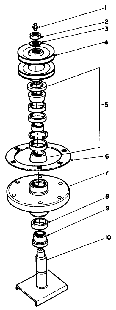 Drive Spindle No 54 7780 Model 30136