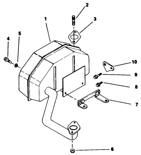Exhaust Engine Kohler Model No Cv14 T 1412