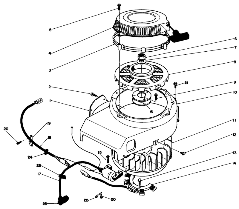 Recoil and Flywheel Assembly