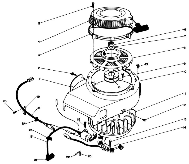 Recoil and Flywheel Assembly