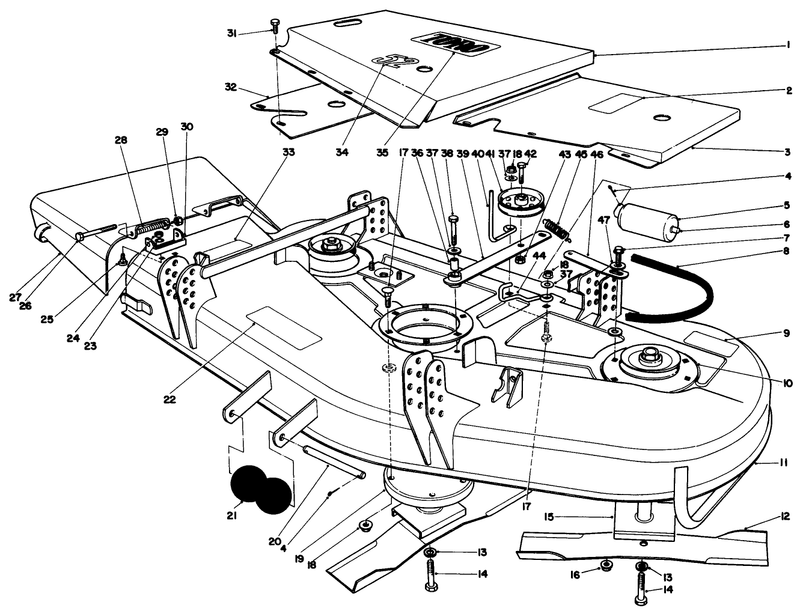 52in Cutting Deck Model No 30152