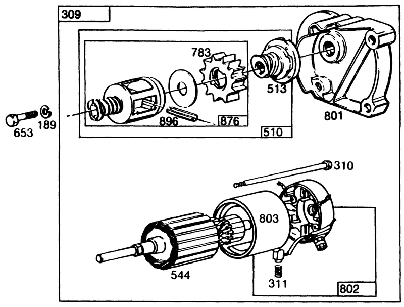 Briggs and Stratton Engine Model No 402707 0158 01 continued