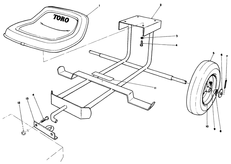 Sulky Kit Model No 30122 optional