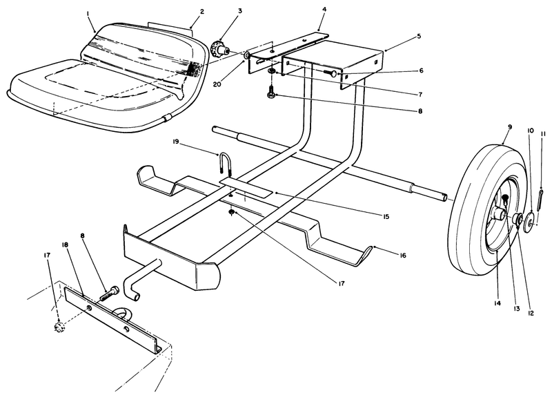 Sulky Kit Model No 30122 optional