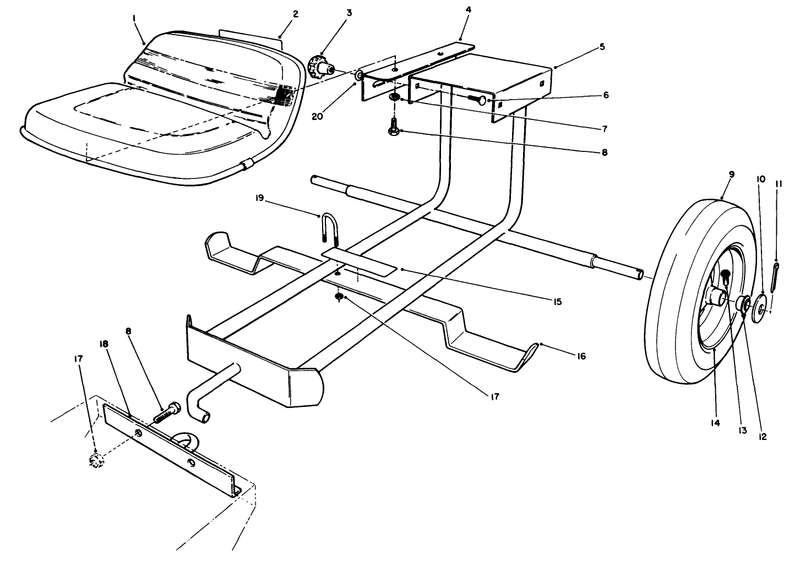 Sulky Kit Model No 30122 optional