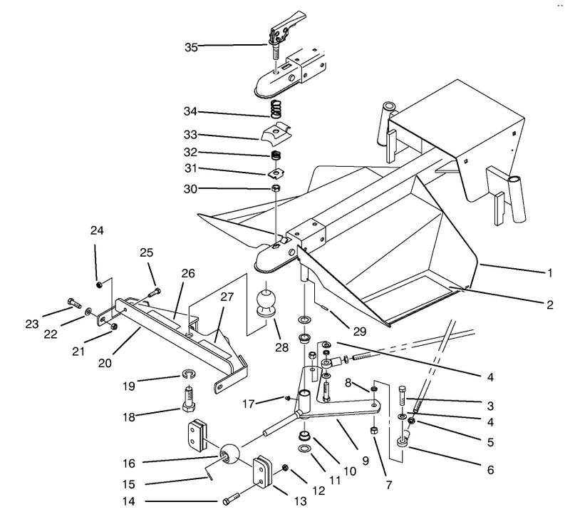 Frame And Hitch Assembly