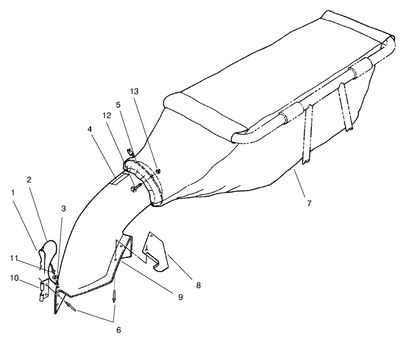 Chute and Bag Assembly