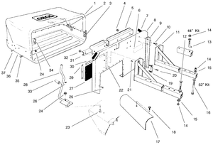 44in and 52in Model 30128 Assembly