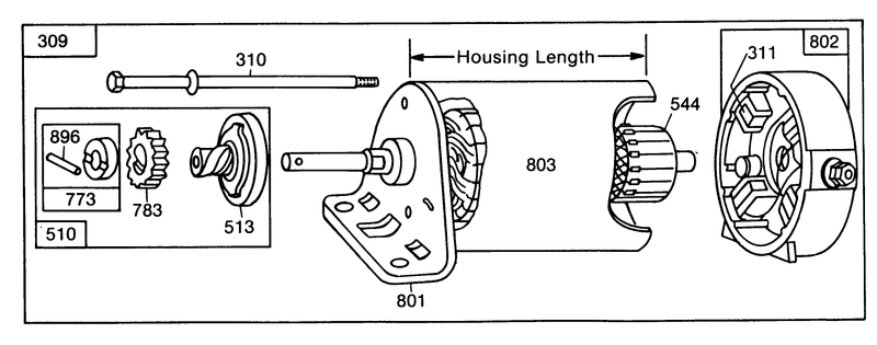 Starter Motor Assembly