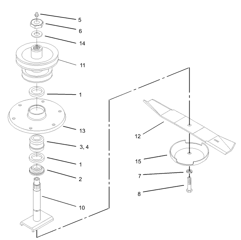 Spindle Housing Assembly No 54 7781