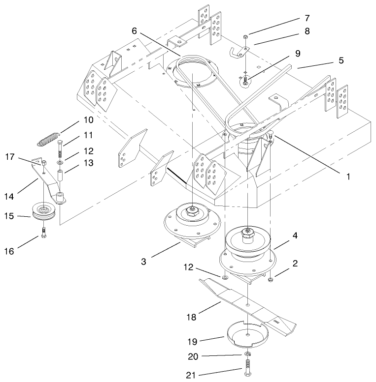 Spindle And Idler Assembly