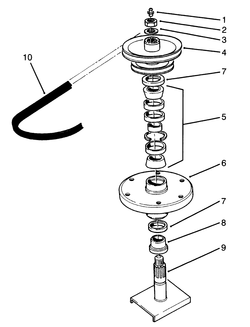 Drive Spindle No 54 7781