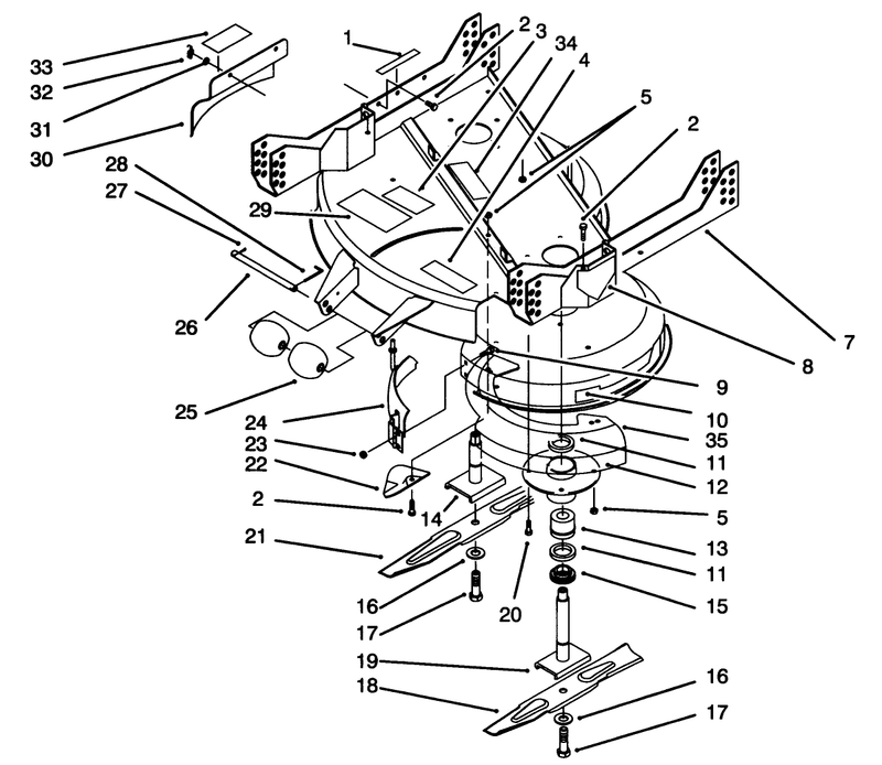 Deck and Spindle Assembly