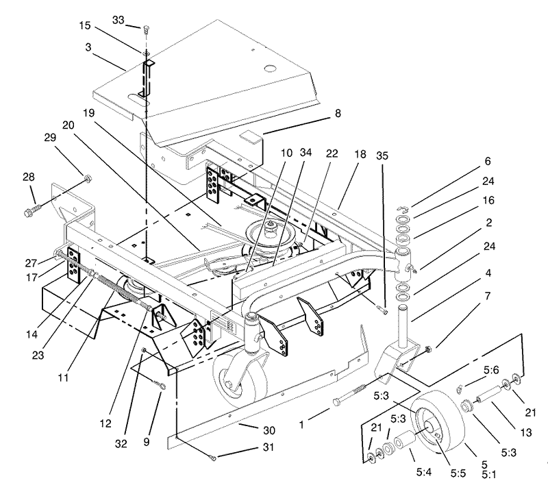 Frame Belt and Wheel Assembly