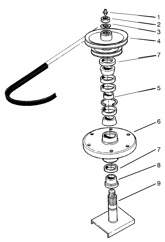 Drive Spindle No 54 7781