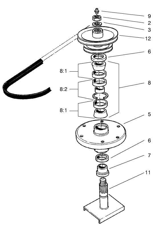 Drive Spindle Assembly No 54 7761