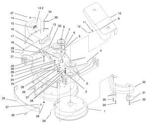 Pulley Deck and Cover Assembly