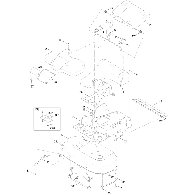 Deck and Frame Assembly