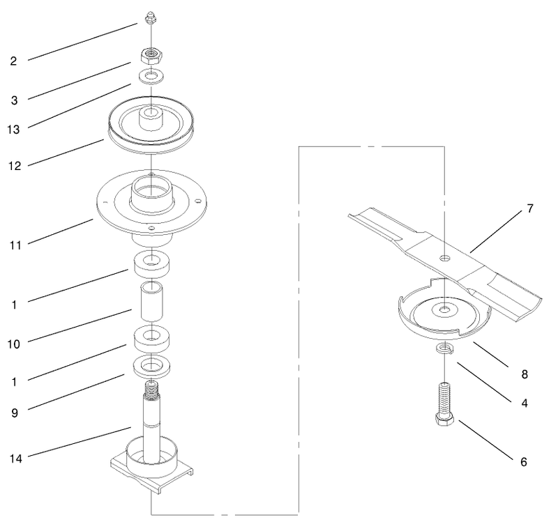 Spindle Assembly No 67 7660