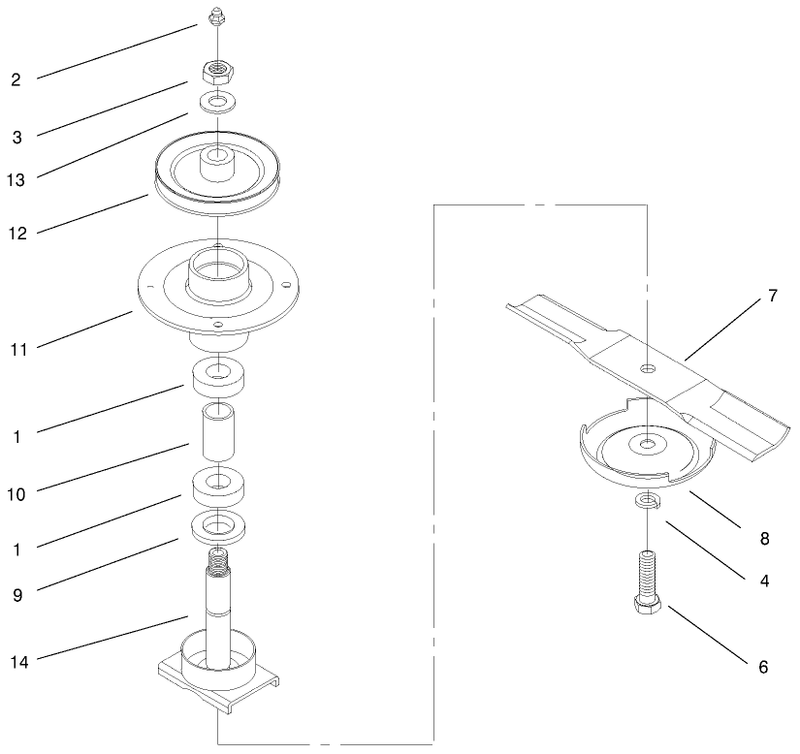 Spindle Assembly No 67 7660