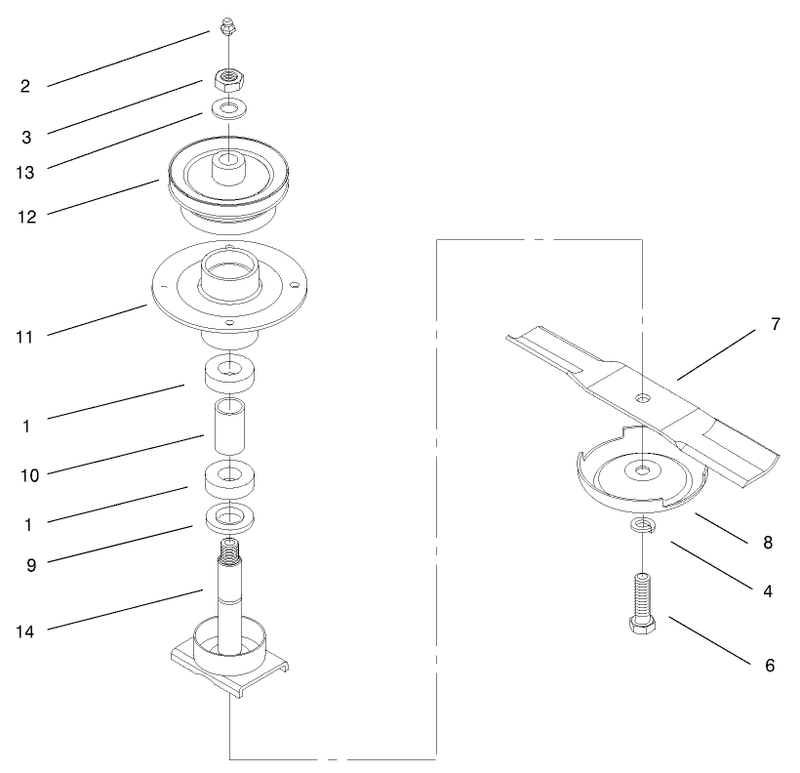 Spindle Assembly No 67 7600