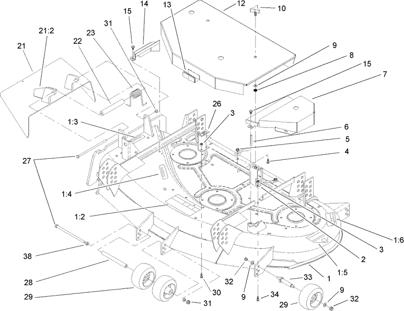 Deck and Cover Assembly