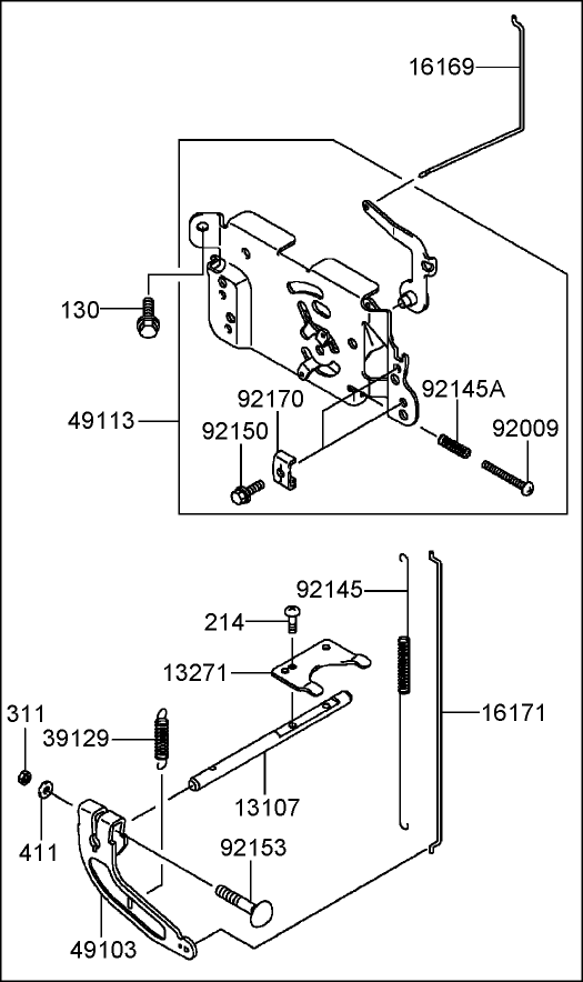 Control Equipment Assembly Kawasaki FH381V AS25