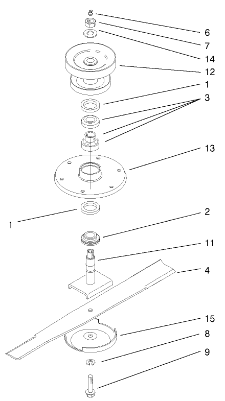 Center Spindle Assembly