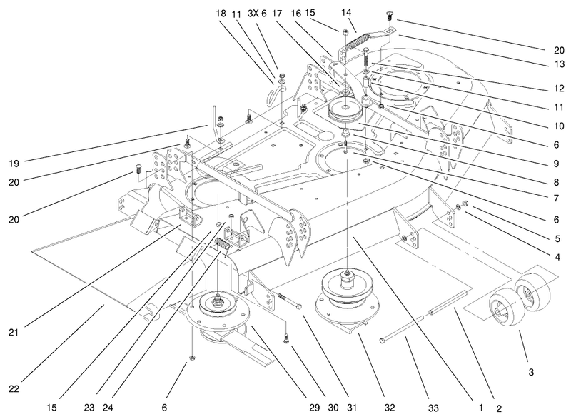 Deck and Spindle Assemblies