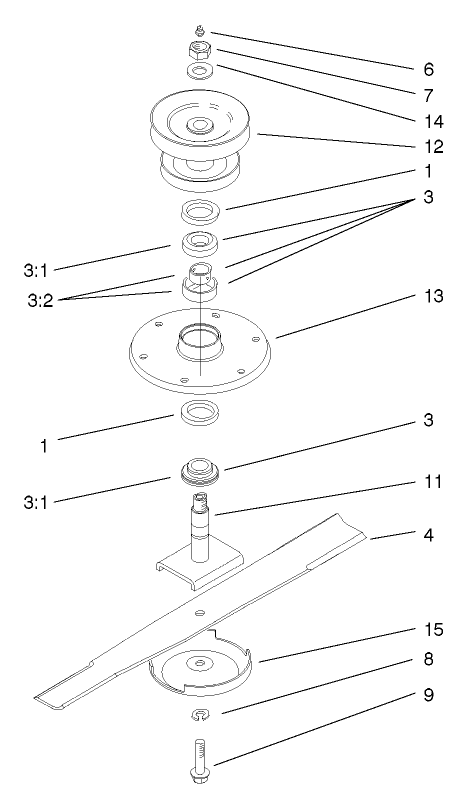 Center Spindle Assembly