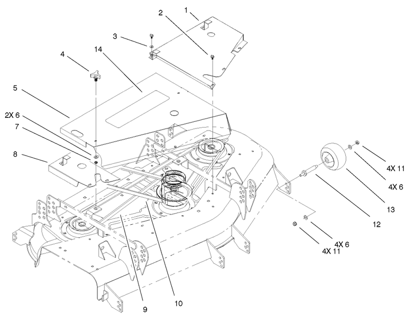 Cover and Gage Wheels Assembly