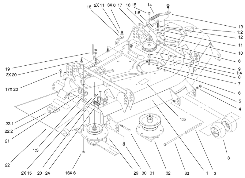 Deck and Spindle Assemblies