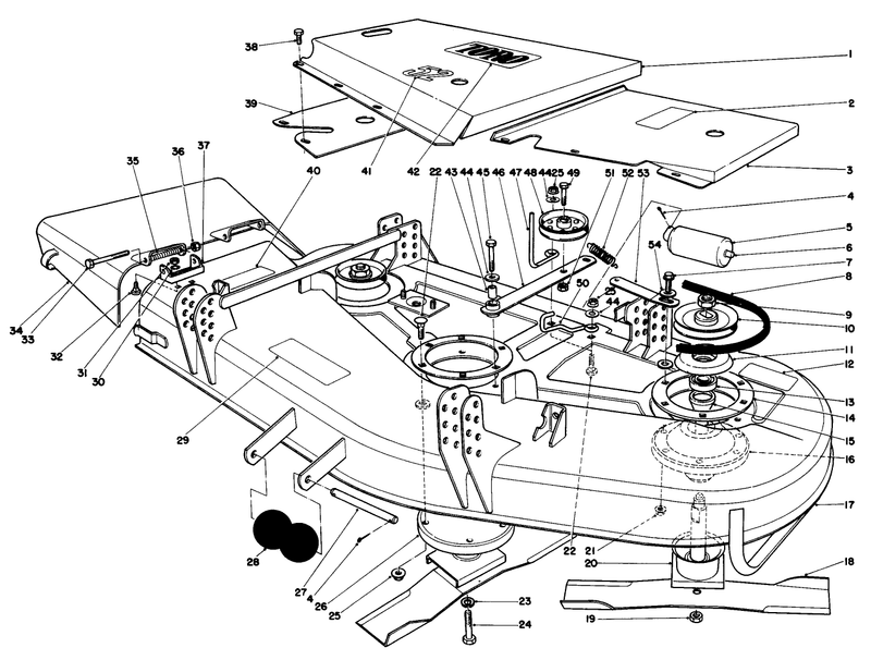 52in Cutting Deck Model No 30152