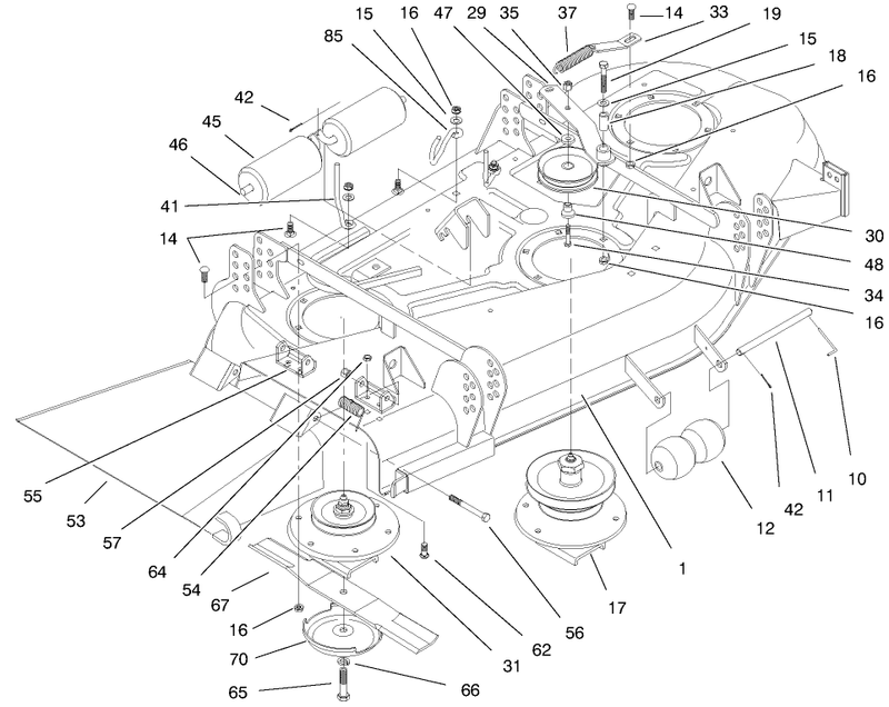 Deck And Spindle Asm