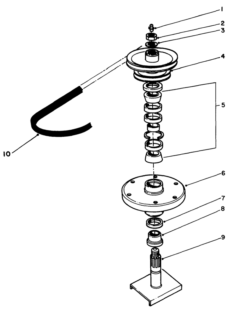 Drive Spindle No 54 7781
