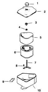 Air Intakefiltration Engine Kohler Model No Cv125t-1254