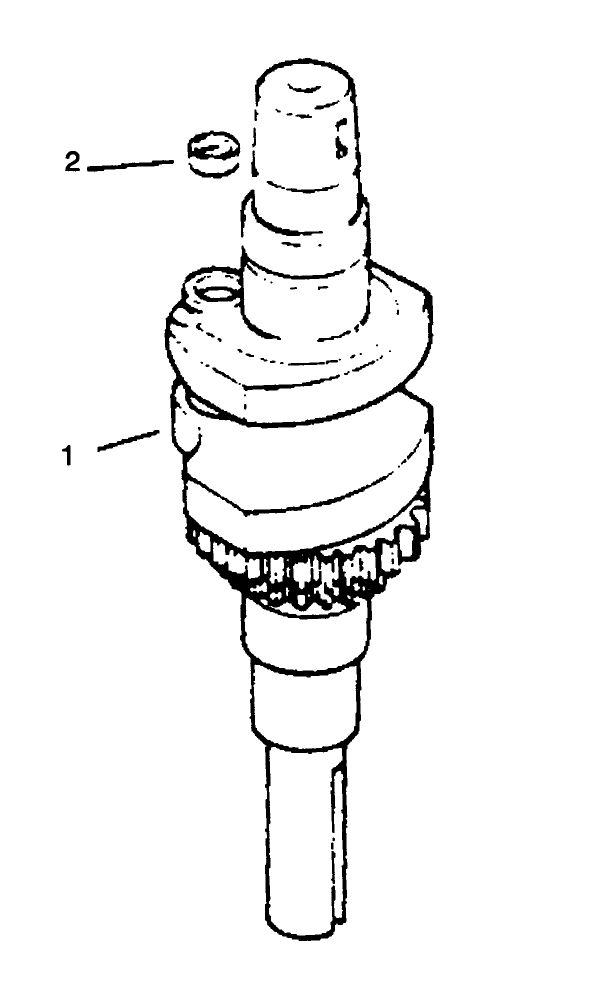 Crankshaft Engine Kohler Model No Cv125t 1254