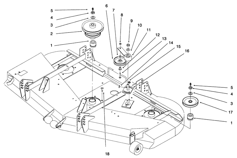 Pulleys And Idler Assembly
