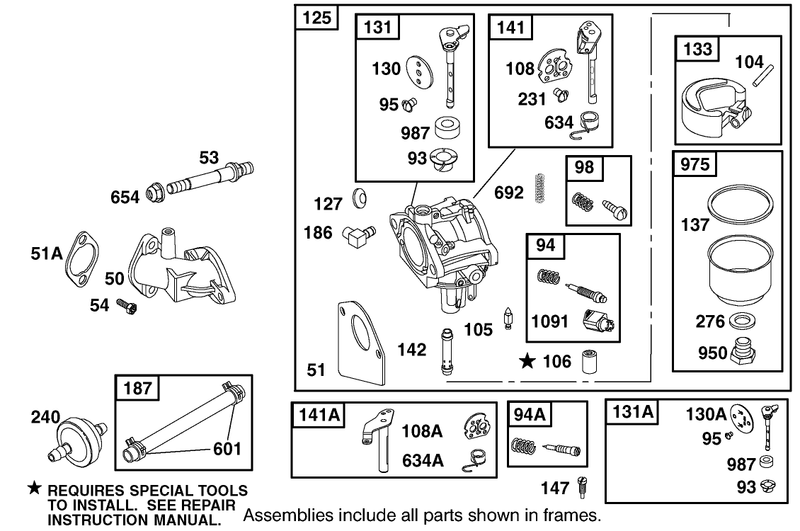 Engine Briggs and Stratton Model 28b702 1041 E1