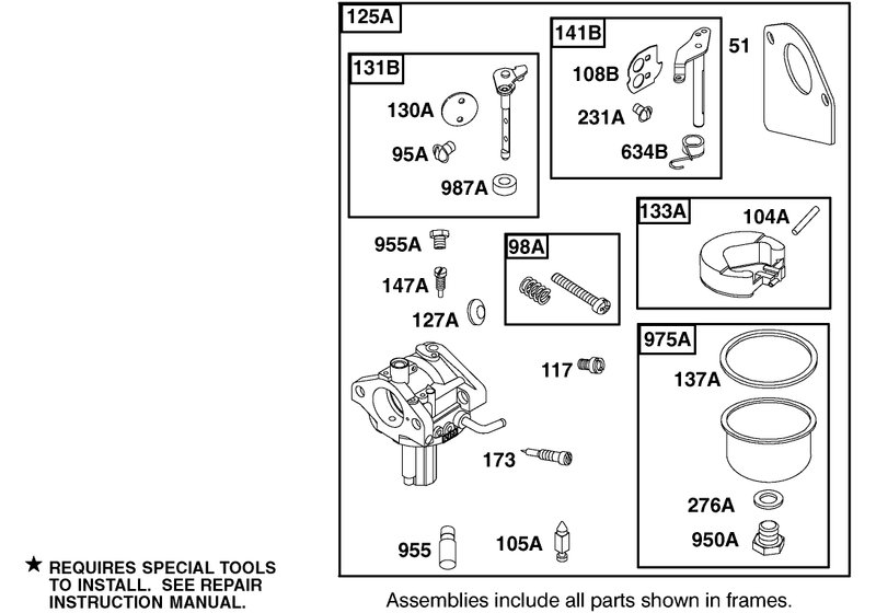 Engine Briggs and Stratton Model 28b702 1041 E1