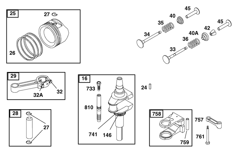 Engine Briggs and Stratton Model 28b702 1041 E1